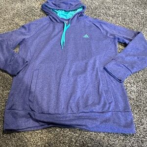 Womens Adidas hooded sweatshirt size Large L Ladies Hoodie